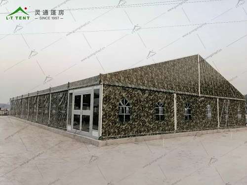靈通篷房為企業搭建臨時倉儲篷房