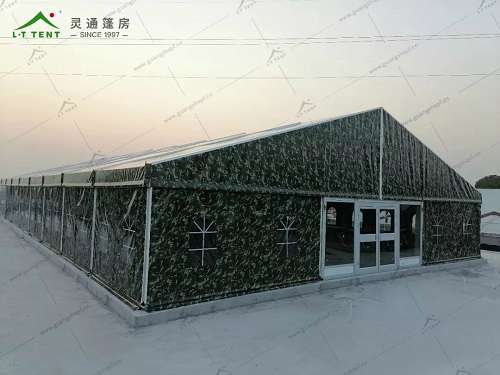 靈通篷房為企業搭建臨時倉儲篷房